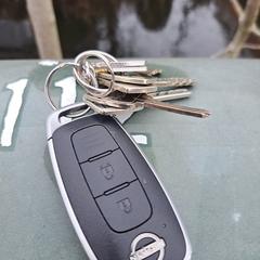Sleutelbos met Nissan autosleutel, como reportado ao iLost