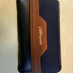 Portefuille Hampton, blauw met bruin, leder, jak nahlášeno Regio Limburg - Leuven pomocí iLost