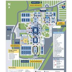 Plakat site map, zgłoszono przez Cincinnati Tennis LLC przy użyciu iLost