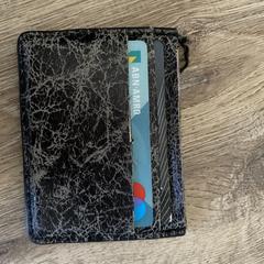 Gleuftasje met bank- en studentkaarten, como reportado ao iLost