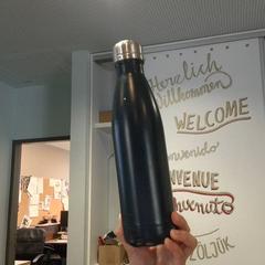Water bottle bottle black, as reported by MEININGER Hotel Vienna Downtown Sissi using iLost