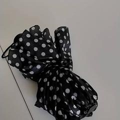 Deštník Zwart  met witte bollen, jak nahlášeno Regio Antwerpen - Brussel pomocí iLost