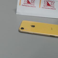 Mobilní telefon geel iPhone, jak nahlášeno Gemeente Utrecht pomocí iLost