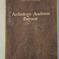 Archeologie academie paspoort, gemeldet von Vrije Universiteit Amsterdam über iLost