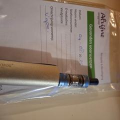 Vape rvs met blauw, as reported by Alrijne Leiden using iLost