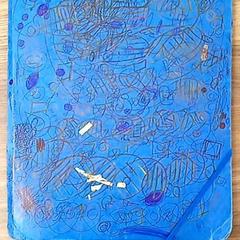 Kuvertväska A rabats bleue, rapporterat av CARS HANGARD med iLost