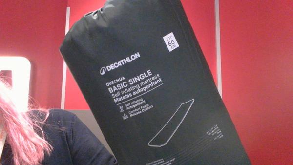 Sleeping mattress & Bag green black