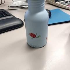 Fľaša na vodu Blauw, ako bolo nahlásené Burgers' Zoo pomocou iLost