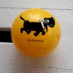 الكرة Geel Takkie، كما تم الإبلاغ عنه بواسطة DierenPark Amersfoort عبر iLost