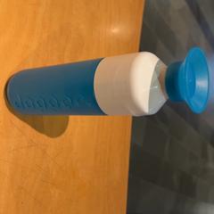 Drinking bottle Dopper blauw, as reported by Pathé Ede using iLost