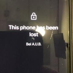 Mobilní telefon, jak nahlášeno U-OV Utrecht pomocí iLost