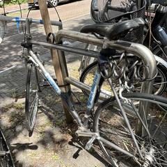SHIMANO Race fiets grijs wit & lichtblauwe letters, come riportato a iLost