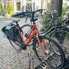 Oranje batavus fiets an iLost gemeldet