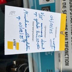 Startkabels, ako bolo nahlásené Regio West-Vlaanderen pomocou iLost