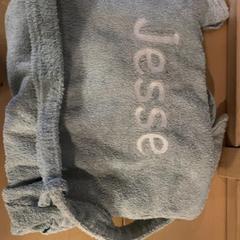 Kinderbadjas Naam van Jesse, okijfgroen, rapporterat av Familie Resort Molenwaard med iLost