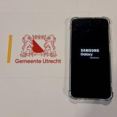 Cellulare Samsung Galaxy A16, come riportato da Gemeente Utrecht utilizzando iLost