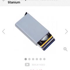 Zilvere pasjeshouder incl Rijbewijs, ID kaart, ABN-Amro pas, ANWB Pas.