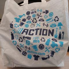 토트 백 Action, iLost를 사용하여 Centraal magazijn에 보고됨