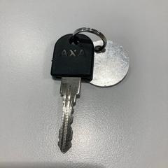 Sleutel zwart met alu ronde sleutel hander, zoals gemeld door Gemeente Ede met iLost