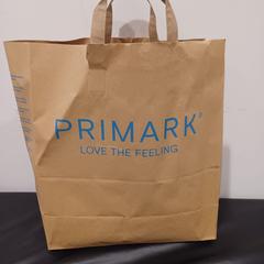 Bolsa papel primark, segons ha informat RÍO Shopping - Valladolid mitjançant iLost