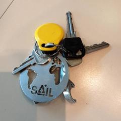 Key Zilvere hanger met sail, as reported by LUMC using iLost