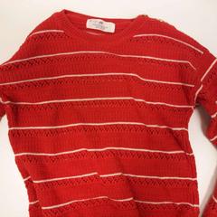 Sveter rood met witte, horizontale strepen, ako bolo nahlásené Gemeente Leopoldsburg pomocou iLost