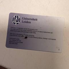 Universiteitpas Hoek, som rapportert av Qbuzz ZHN ved bruk av iLost