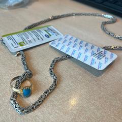 Zilvere ketting en goude ring, segundo informou Haven Hotel Rotterdam usando iLost