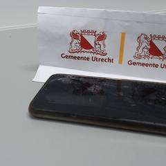 携帯電話 Samsung zwart がiLostで Gemeente Utrecht によって報告されました