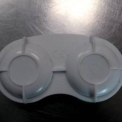 Caixa de lentes de contacto Verde e cinzento, as reported by IKEA Matosinhos using iLost