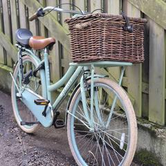 Damesfiets met rieten mandje, as reported to iLost