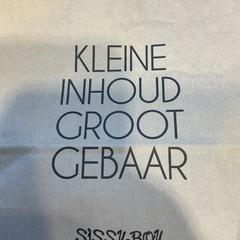 Tshirt Kind, ha sido reportado por Designer Outlet Roosendaal con iLost