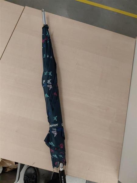 Parasol isotoner bleu