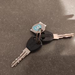 Fietssleutels met AH sleutelhanger, iLost'a bildirildiği gibi