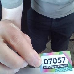 Ticket fietsenstalling, como reportado por Pukkelpop utilizando o iLost