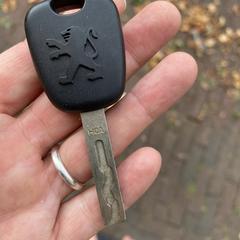 Sleutel peugeot, som rapporterats till iLost