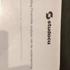 Cursus - samenvatting financiële analyse ..., a été signalé par Universiteit Gent - Faculteitsbibliotheek LW utilisant iLost