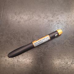 Insuline spuit, as reported by Rotterdam The Hague Airport using iLost