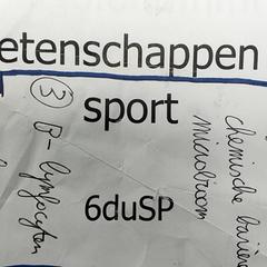 Letteratura - cursus wetenschappen en sport, come riportato da Centraal magazijn utilizzando iLost