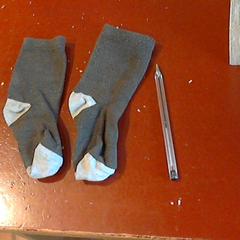 Sokken babysokjes, donker groen met grijs, ako bolo nahlásené Apenheul pomocou iLost