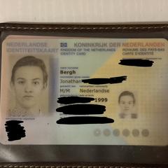 Wallet - portemonnee Jonathan Bergh, as reported to iLost