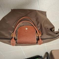 Damentasche marron en nylon et cuir, gemeldet von ilévia über iLost