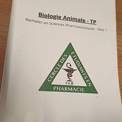 Syllabus Pharmacie - Biologie Animale, segons ha informat Vrije Universiteit Brussel (VUB) mitjançant iLost