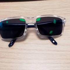 Óculos de sol, como reportado por Qbuzz Fryslân utilizando o iLost