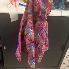 Dzseki Gekleurde kinder jas, amint azt Pathé Ypenburg az iLost segítségével jelentette.