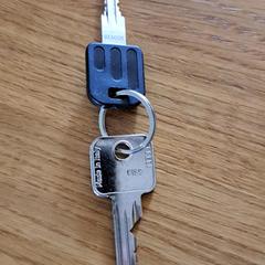 1 huissleutel en 1 fietssleutel., ako bolo nahlásené iLost