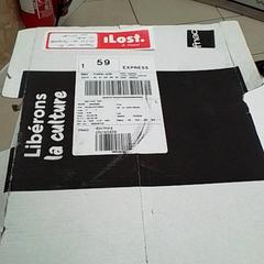 Pakke, som rapportert av ilévia ved bruk av iLost