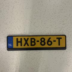 Nummerbord, segundo informou a iLost