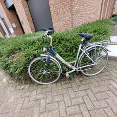 Fiets Shrapnell grijs, blauw, ha sido reportado por Gemeente Zonhoven con iLost