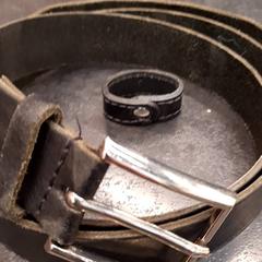 Přezka Zwart leer, jak nahlášeno Rotterdam The Hague Airport pomocí iLost